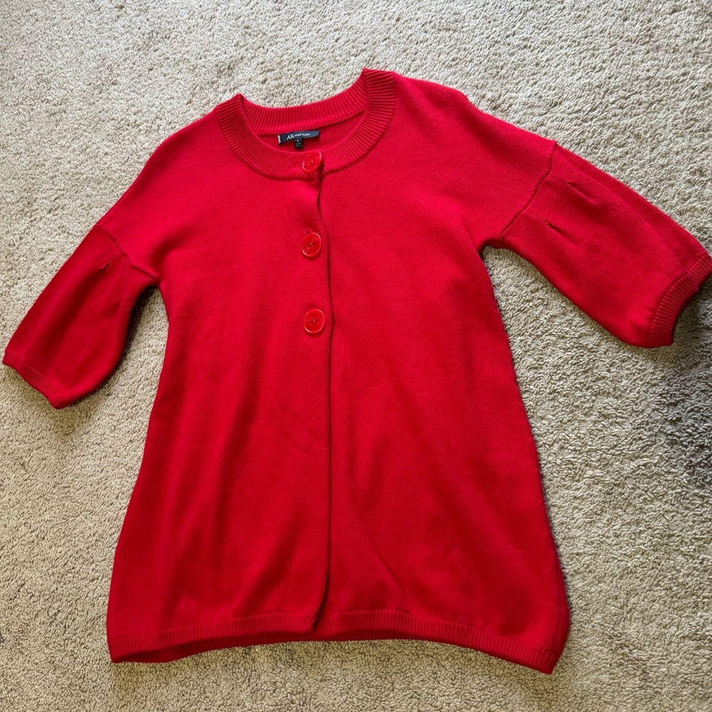 Red Ann Klein sweater